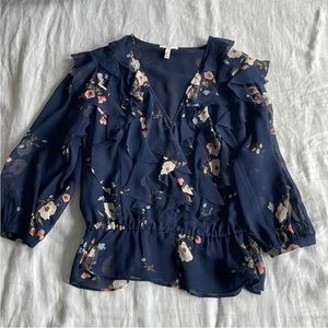Joie Floral Blouse NWOT